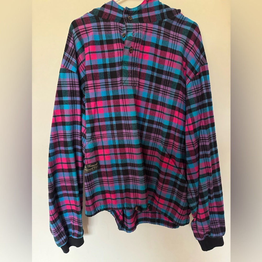 XX-Large Vermont flannel hoody.
